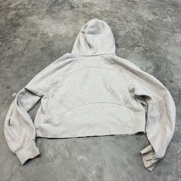 Lululemon LW3DUSS Scuba Oversized Crop Half-Zip Hoodie in Grey | XL-XXL - Picture 9 of 9
